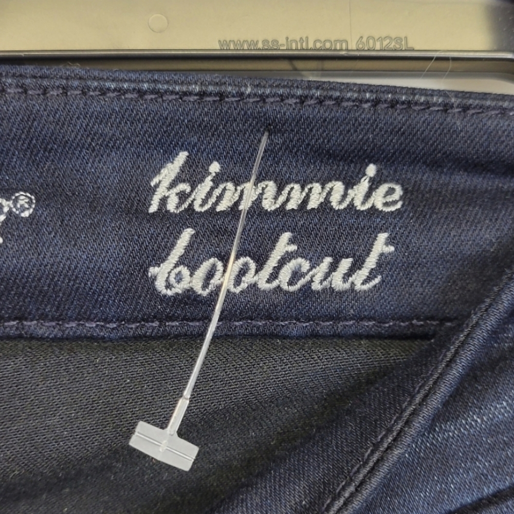 7 For All Mankind Kimmie Bootcut Blue Jeans Size 24 - Picture 7 of 9